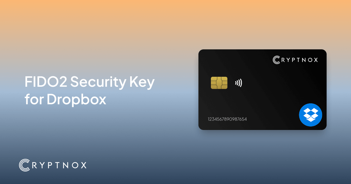 FIDO2 Security Key for Dropbox