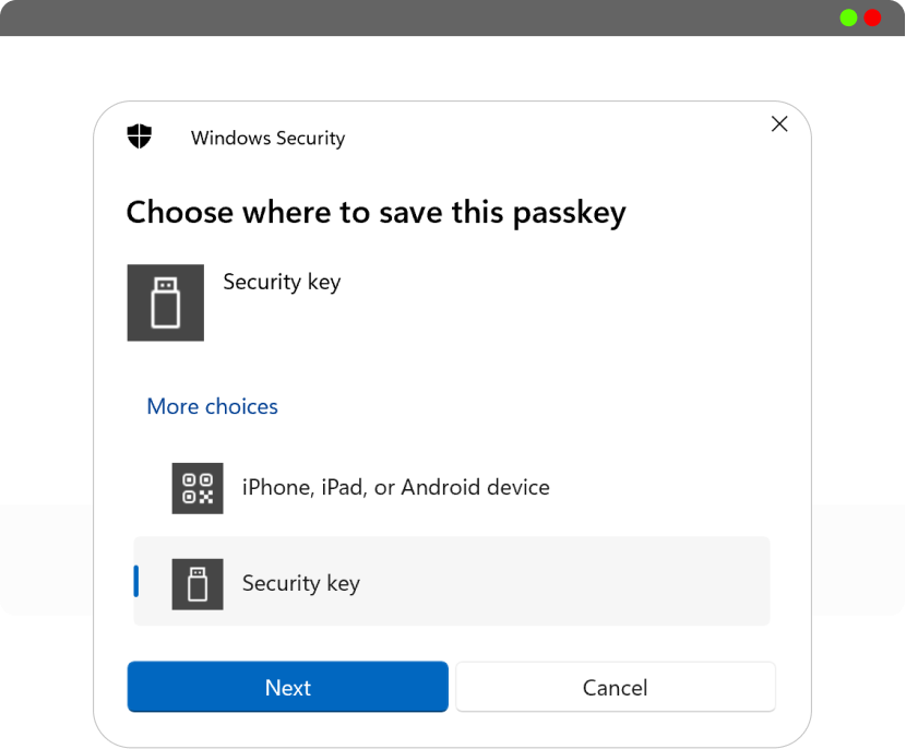 Passkey on X account​