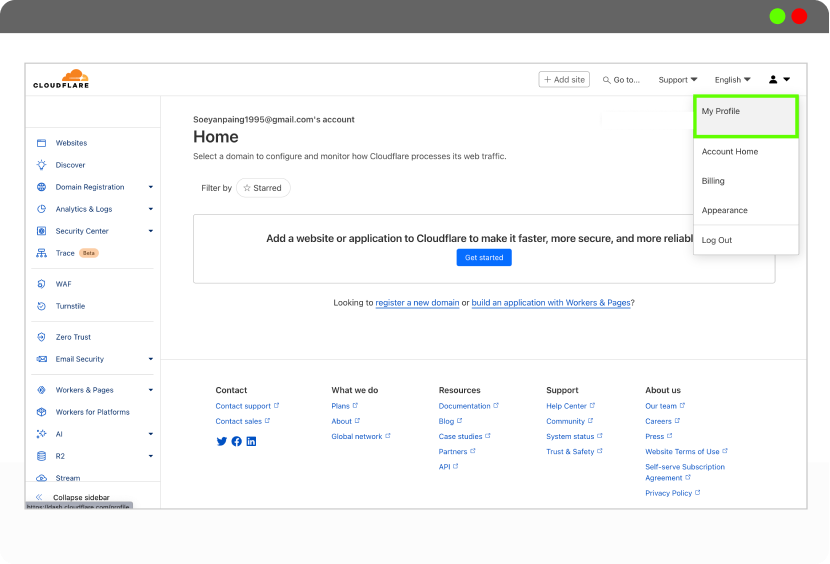 Cryptnox FIDO2 card for Cloudflare account