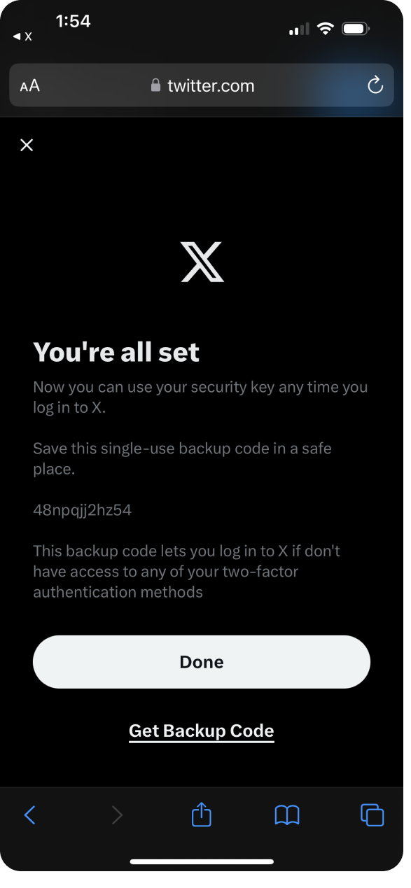 Add Security key to X account-Mobile tutorial