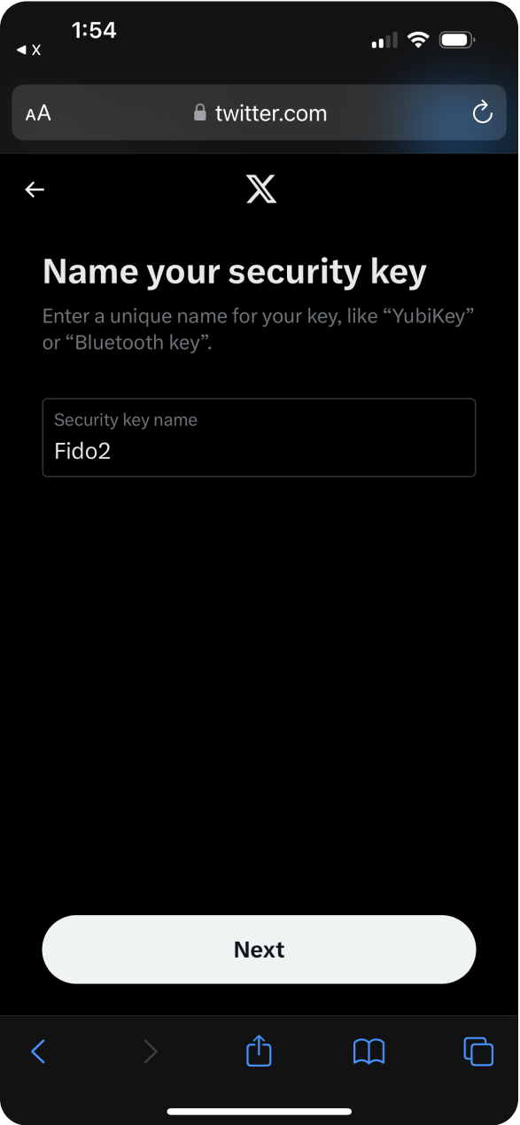 Security Key - Cryptnox FIDO2 Card