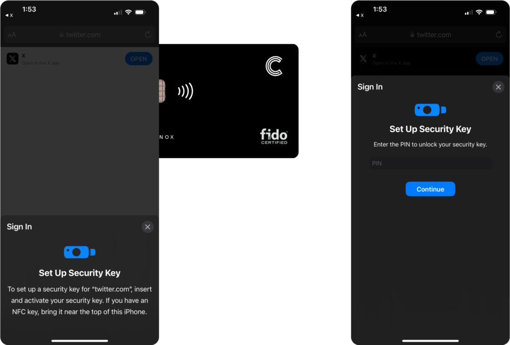 Add Security key to X account-Mobile tutorial