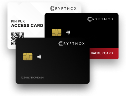 Cryptnox crypto hardware wallet card