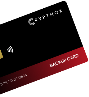 Cryptnox seedless backup card solution