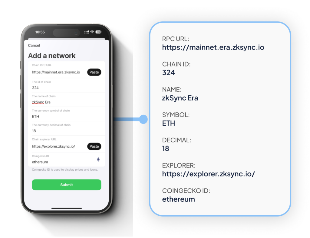 Step 25: add a new network app frame shown in the tutorial flow