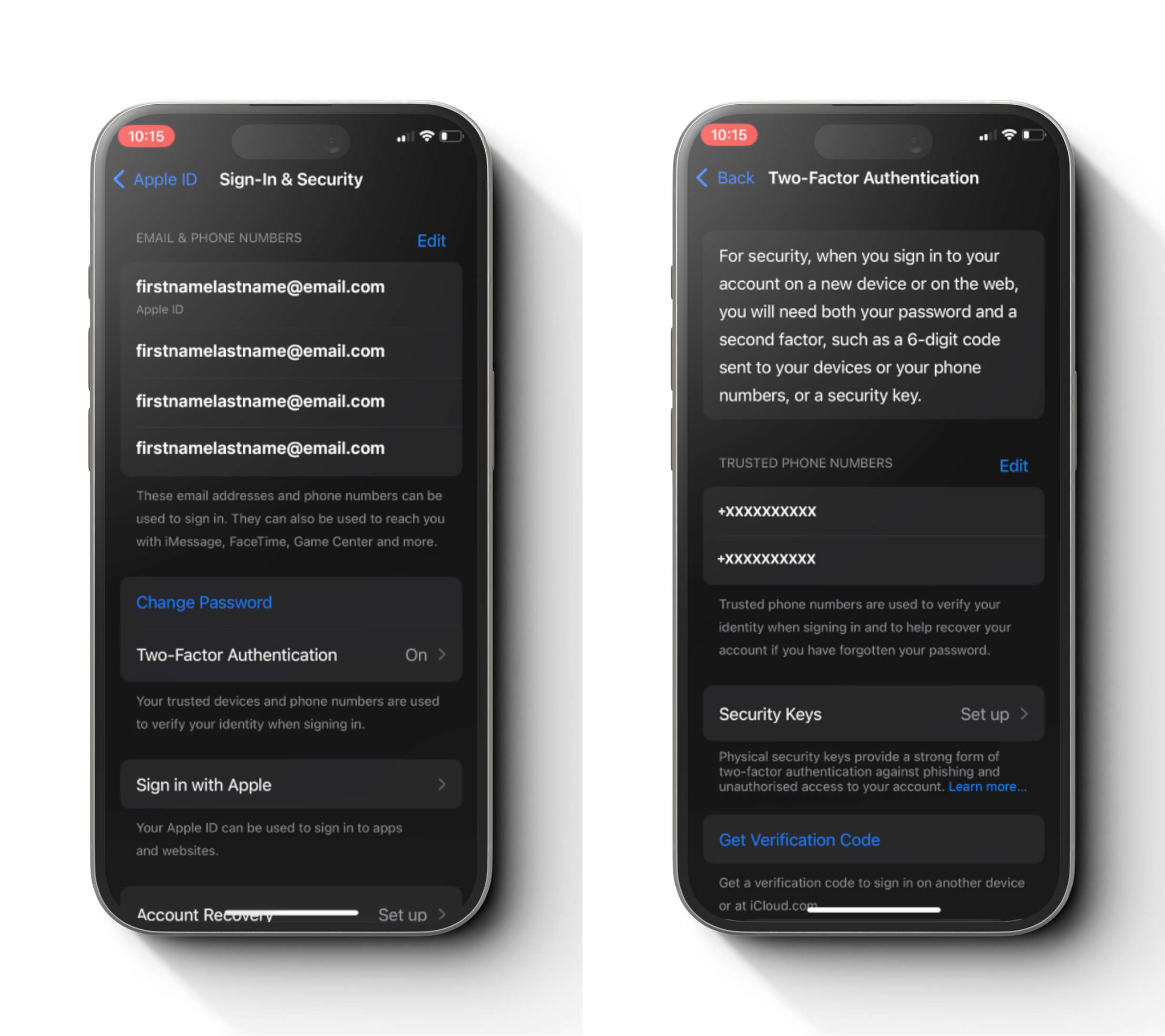 Step 25 confirmation screen for passkey on iPhone security key setup