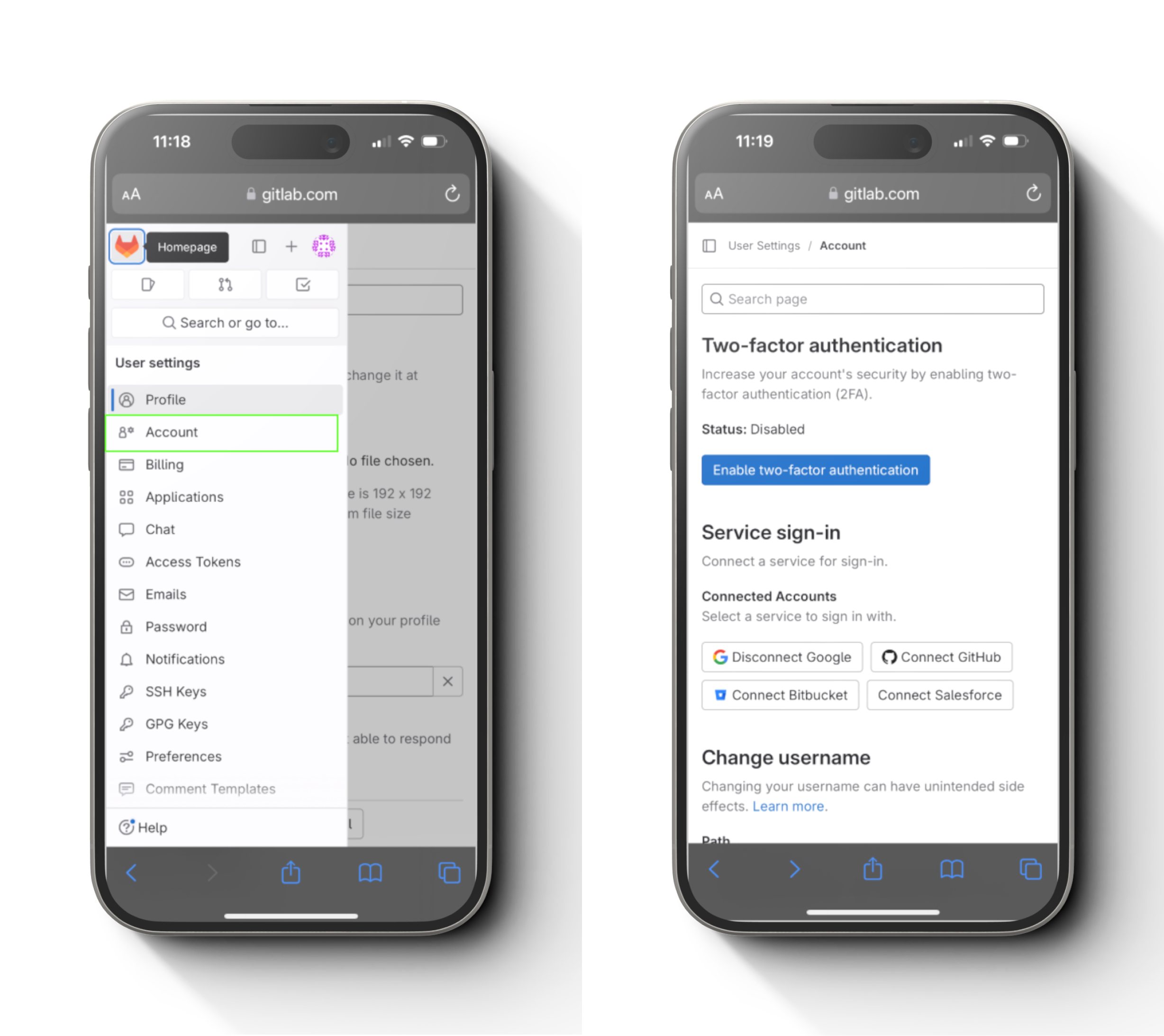 Step 6 setup Cryptnox FIDO2 card for Gitlab account mobile tutorial screenshot
