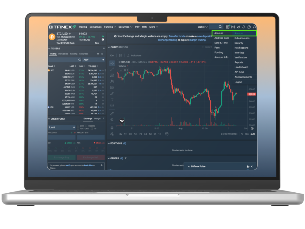 Step 17: Cryptnox FIDO2 card for Bitfinex account confirmation screen