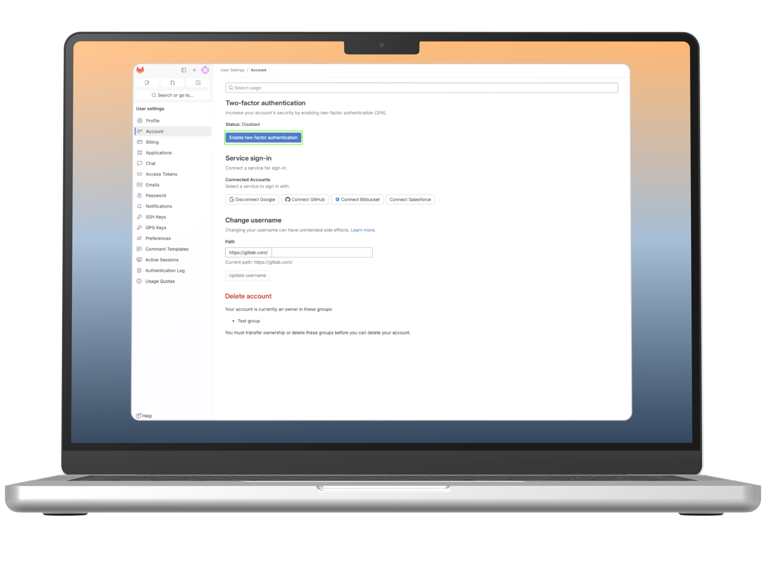 Set up Cryptnox FIDO2 card for GitLab account access