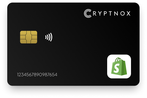Cryptnox smart card with Shopify