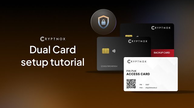 Cryptnox Dual Card setup-tutorial