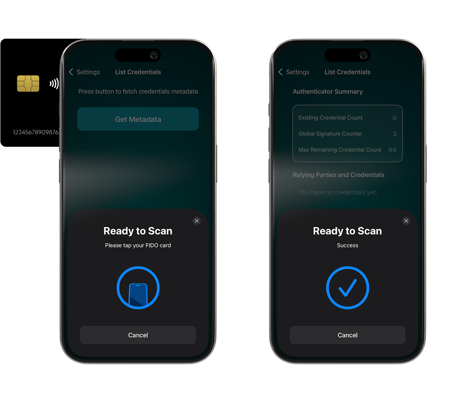 How to manage credential of FIDO2 card​5