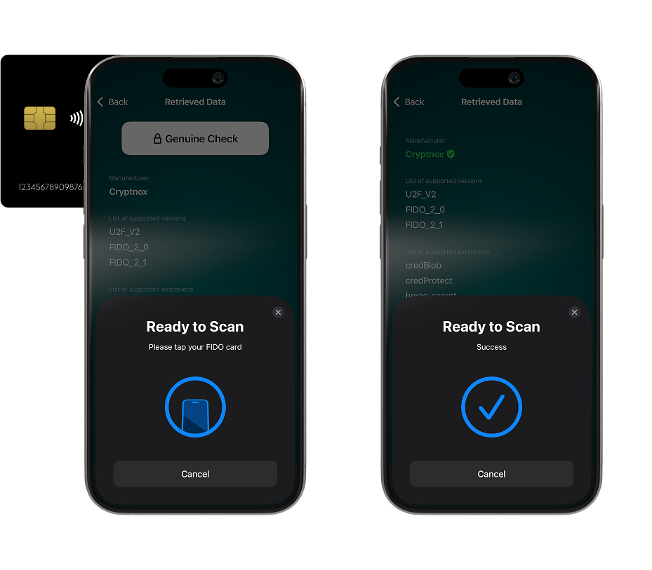 How to retrieve the data from FIDO2 card​4