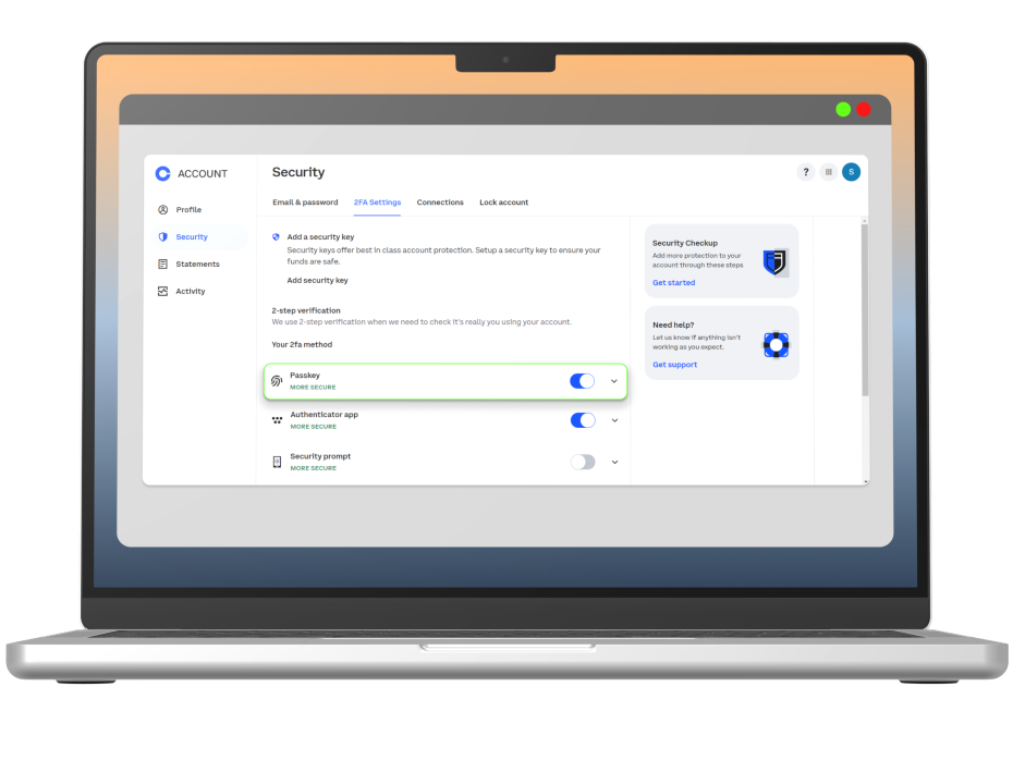 How to setup Cryptnox FIDO2 card for Coinbase
