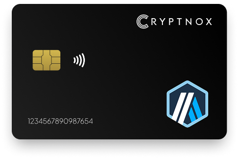 Cryptnox FIDO security card front view