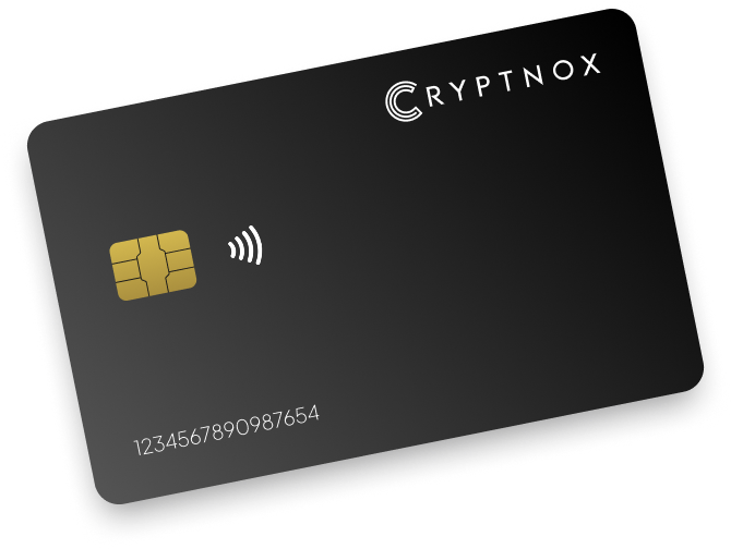 Cryptnox card with chip and NFC