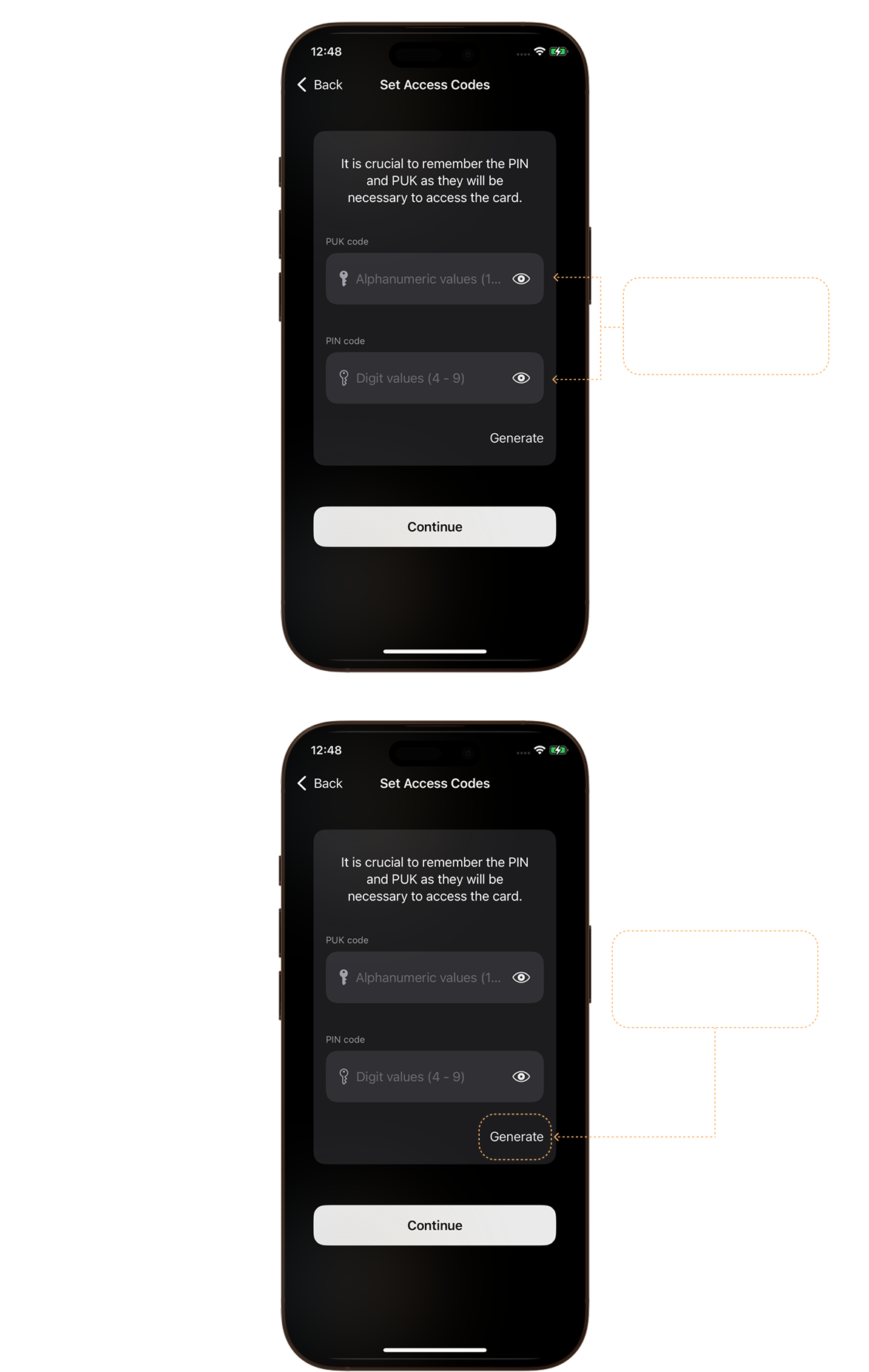 enter PINPUK manually1