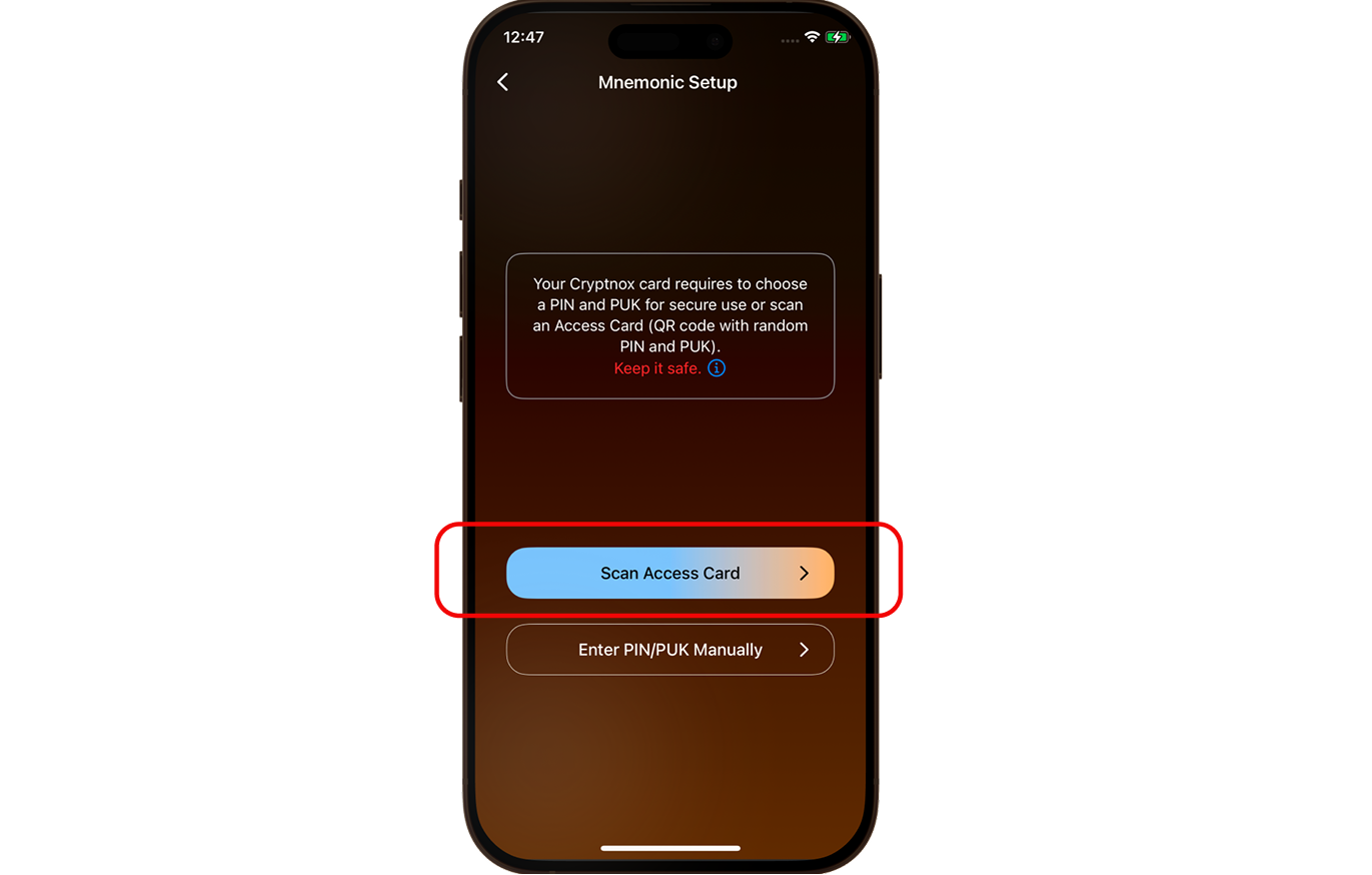 enter PINPUK manually2