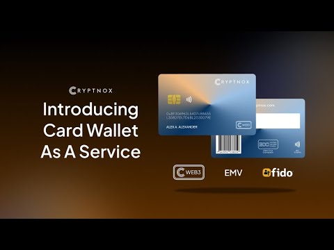 Cryptnox Card Wallet as a Service C-WAAS overview video