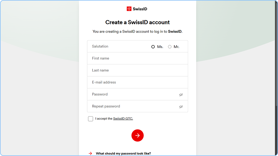 Create Account Form