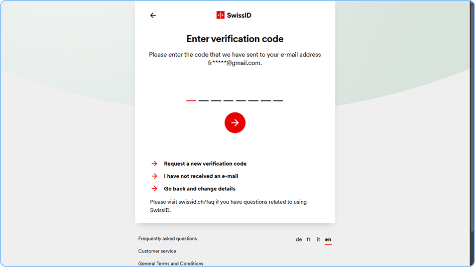 Email Verification Screen