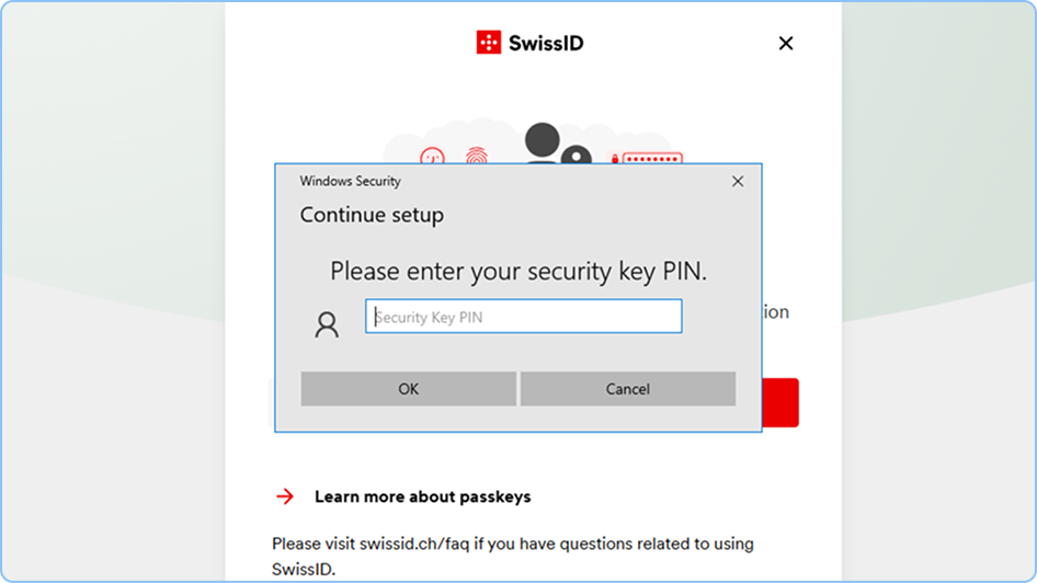 Windows Security — PIN Entry